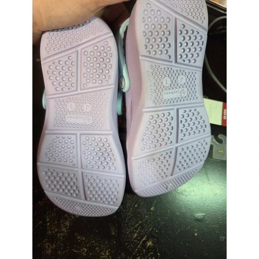 Joybees Everyday Clogs Kids J1 Lavender Mint Green Slip On Water Shoes NEW